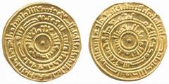 Fatimid No.: 195 Estimate: £ 200 al-Mustansir, Dinar, Misr 462h, 4.30g (BMC IV:170; BN 375). Extremely fine, scarce. £200-250