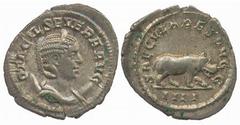 ROMAN COINS Marcus Aurelius (AD 161-180) Otacilia Severa, wife of Philip I No.: 589 Estimate: £ 70 Otacilia Severa, Antoninianus, bust right, rev SAECVLARES AVG IIII (RIC 116b). Some green deposit, ex