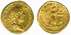 ANCIENT COINS Roman Commodus (AD 177-192) No.: 244 Estimate: £ 1500.- Commodus (AD 177-192), Aureus 7.34g, AD 188-189, M COMMODVS ANT P FELIX AVG BRIT, laureate bust right, draped and cuirassed, rev M