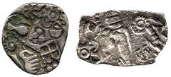 INDIAN COINS AN IMPORTANT COLLECTION OF ANCIENT INDIAN COINAGE Ancient Indian Coins No.: 587 Estimate: £ 100 Magadha Janapada, Silver Karshapana, 3.33g, punchmark of a flying bird about to land (Rajgo