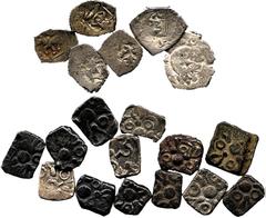 INDIAN COINS AN IMPORTANT COLLECTION OF ANCIENT INDIAN COINAGE Ancient Indian Coins No.: 622 Estimate: £ 200 Avanti Janapada, western Madhya Pradesh (c.300 BC), Silver ½-Karshapana (13), different typ