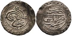COINS of the ISLAMIC World Ottoman No.: 316 Estimate: £ 100 Mahmud II (1223-1255h), 20-Para, Trablus Gharb 1223h, year 10, 4.18g (Pere -; KM 138). Minor weakness, good very fine, rare thus. £100-120
