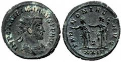 ANCIENT ROMAN IMPERATORIAL AND IMPERIAL SILVER COINS, Julian of Pannonia (AD 284-285), Antoninianus, IMP C M AVR IVLIANVS P F AVG, radiate, draped and cuirassed bust right, rev PANNONIAE AVG, the two 