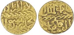Islamic Coins Burji Mamluk, Saif al-Din Qa'itbay (AH 873-901 / 1468-1496 AD), gold Ashrafi, without mint, date off flan, 3.38g (A. 1027). Very Fine.