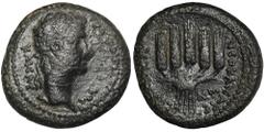 ANCIENT COINS Roman Provincial, Lydia, Philadelphia as Neocaesarea, Claudius, AE - RARERoman Provincial Phrygia, Cadi, Claudius (41–54), AE Obverse: head of the emperor facing right KΛAYΔIOC KAICAP Re