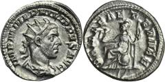 ANCIENT COINS Roman Imperial, Philip I, AntoninianusRoman Imperial Philip I Arab (244-249), Antoninian 244-247, Rome mint Obverse: bust of the emperor with a radial crown facing right IMP M IVL PHILIP