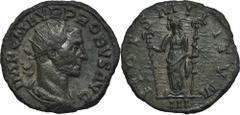 ANCIENT COINS Roman Imperial, Probus, AntoninianusRoman Imperial Probus (276–282), Antoninianus, Lugdunum mint Obverse: radiate draped and cuirassed bust right IMP C M AVR PROBVS AVG Reverse: Fides st