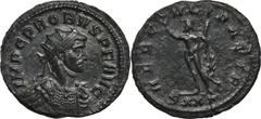 ANCIENT COINS Roman Imperial, Probus, AntoninianusRoman Imperial Probus (276-282), Antoninianus 276-282, Ticinum mint Obverse: radiate, cuirassed bust right IMP C PROBVS P F AVGReverse: Hercules stand