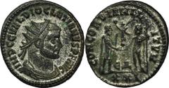 ANCIENT COINS Roman Imperial, Diocletian, AntoninianusRoman Imperial Diocletian (284-305), Antoninianus 291, Heraclea mint Obverse: radiate, draped bust right IMP C C VAL DIOCLETIANVS P F AVGReverse: 