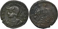ANCIENT COINS Roman Imperial, Constantine I the Great, Follis - RARE, commemorative seriesRare Helena follis, in the Roman Imperial Coinage catalog, R4 rarity.Roman ImperialConstantine I the Great (30