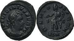 ANCIENT COINS Roman Imperial, Licinius I, FollisRoman Imperial Licinius I (308-324), Follis 313-314, London mintObverse: laureate, cuirassed bust right IMP LICINIVS P F AVGReverse: Genius, modius on h