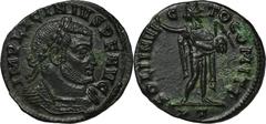 ANCIENT COINS Roman Imperial, Licinius I, FollisRoman ImperialLicinius I (308-324), Follis 312-313, Ticinum mintObverse: laurate, cuirassed bust right IMP LICINIVS P F AVGReverse: Sol standing left, c