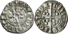 EUROPEAN MEDIEVAL England, Edward I, Penny London undatedEngland Edward II (1307–1327), Penny, London (Tower) mintObverse double struck.Obverse: crowned head of the King Edward en face+ЄDWAR R ANGL DN