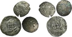 EUROPEAN MEDIEVAL Set, Germany, Heller and Pfennig (Schüsselpfennig) (3 pcs.)Set of three German coins, one heller and two pfennig (Schüsselpfennig).Zestaw trzech monet niemieckich, jednego halerza i 