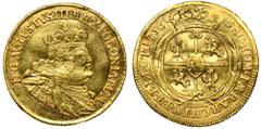 PREMIUM POLISH COINS AND MEDALS Augustus III of Poland, Ducat Leipzig 1756 EDC - RARERare minted ducat issue for Poland, much rarer than issues for Saxony, differing in the coat of arms and the title 