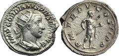 ANCIENT COINS Roman Imperial, Gordian III, AntoninianusRoman ImperialGordian III (238-244), Antoninianus 241-243, Rome mint Obverse: radiate, draped and cuirassed bust rightIMP GORDIANVS PIVS FEL AVGR