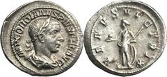 ANCIENT COINS Roman Imperial, Gordian III, DenariusRoman ImperialGordian III (238-244), Denarius 241, Rome mint Obverse: laureate, draped and cuirassed bust rightIMP GORDIANVS PIVS FEL AVGReverse: Ven
