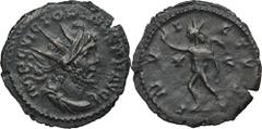 ANCIENT COINS Roman Imperial, Victorinus, AntoninianusAntoninianus of Gallic usurper Victorinus, minted in his Rhine capital, Colonia Agrippina (today's Cologne). Coins of Victorinus, the successor of