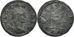 ANCIENT COINS Roman Imperial, Carus, Posthumous AntoninianusInteresting posthumous antoninian minted on the occasion of the deification of Emperor Karus. Roman Imperial Carus (282–283), Antoninianus 2