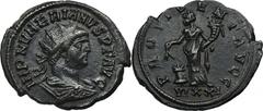 ANCIENT COINS Roman Imperial, Numerian, AntoninianusNice antoninianus of Numerian, as August.Roman Imperial Numerian (283-284), Antoninianus 283-284, Ticinum mint Obverse: radiate, draped and cuirasse