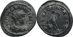 ANCIENT COINS Roman Imperial, Numerian, Antoninianus - ex. AwianowiczCoin from the collection of prof. Bartosz Awianowicz.Roman Imperial Numerian (283-284), Antoninianus 283-284, Ticinum mint Obverse: