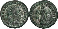 ANCIENT COINS Roman Imperial, Constantius I Chlorus, FollisRoman Imperial Constantius I Chlorus (305-306), Follis 306, Carthago mintObverse: laureate head rightIMP CONSTANTIVS P F AVGReverse: Carthage
