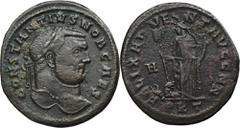 ANCIENT COINS Roman Imperial, Constantius I Chlorus, FollisRoman Imperial Constantius I Chlorus (305-306), Follis 297-298, Carthago mintObverse: laureate head rightCONSTANTIVS NOB CAESReverse: Africa 