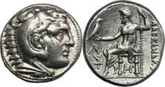 ANCIENT COINS Greece, Macedonia, Alexander III the Great, TetradrachmGreece Macedonia, Amphipolis, Cassander (317-298 BC), Tetradrachm 315-297 BC Obverse: head of Heracles covered with lion skin facin