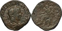 ANCIENT COINS Roman Imperial, Volusian, Sestertius - RARERare Sestertius of Volusian.Roman ImperialVolusian (251-253), Antoninianus 251-253, Rome mintObverse: laureate, draped cuirassed bust rightIMP 