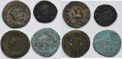 ANCIENT COINS Set, Roman Imperial, Antoninian (4 pcs.)Set of four Roman Imperial Antoniniani of Trebonian Gallus, Herennia Etruscilla, Valeriana and Salonina. Zestaw czterech sztuk antoninianów rzymsk
