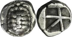 PREMIUM ANCIENT AND WORLD COINS Greece, Attica, Aegina, Stater - VERY NICERare and extremely desirable issue of Aegina with a characteristic turtle on the obverse.Coin is extremely difficult to obtain