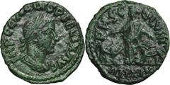ANCIENT COINS Roman Provincial, Moesia Superior, Viminacium, Trebonianus Gallus, AERoman ProvincialMoesia Superior, Trebonianus Gallus (251-253), AE 252/253, Viminacium mintObverse: laureate, draped a