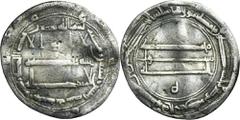 EUROPEAN MEDIEVAL Abbasid, al-Rashid, Dirham - RARERare issue.Bent.Abbasid al-Rashid 170-193 AH (786-809), Dirham 192 AH, al-Muhammadiya mint Diameter 22 mm, weight 2.84 gRzadka emisja.Giety.Abbasydzi