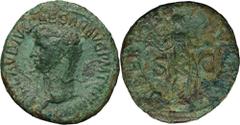 ANCIENT COINS Roman Imperial, Claudius, AsRoman Imperial Claudius (41-54), As 50-54, Rome mint Obverse: bare head leftTI CLAVDIVS CAESAR AVG P M TR P IMP P PReverse: draped figure of Libertas standing