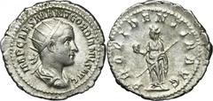 ANCIENT COINS Roman Imperial, Gordian III, AntoninianusRoman ImperialGordian III (238-244), Antoninianus 238-239, Antioch mint Obverse: radiate, draped and cuirassed bust rightIMP CAES M ANT GORDIANVS