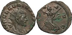 ANCIENT COINS Roman Imperial, Claudius II Gothicus, AntoninianusRoman ImperialClaudius II Gothicus (268–270), Antoninianus 268-270, Milan mint Obverse: radiate, cuirassed bust right IMP CLAVDIVS AVG R