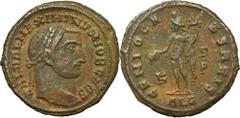 ANCIENT COINS Roman Imperial, Maximinus II Daia, FollisRoman Imperial Maximinus II Daia (305–313), Follis 308-310, Aleksandria mint Obverse: laureate head right GAL VAL MAXIMINVS NOB CAESReverse: Geni