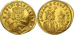 ANCIENT COINS Byzantine Empire, Theophilus, SolidusByzantine EmpireTheophilus (829-842), Solidus, Constantinople mintObverse: crowned bust of emperor facing, holding patriarchal cross and akakia ✱ΘЄOF