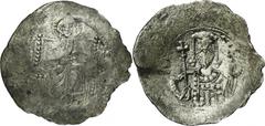 ANCIENT COINS Byzantine Empire, Alexius I Comnenus, Aspron trachyByzantine EmpireAlexius I Comnenus (1081-1118), Aspron trachy 1092/3-1118, Constantinople mint Obverse: Christ Pantokrator seated facin