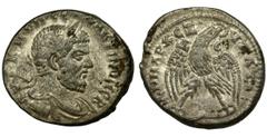 Roman Provincial Roman Provincial, Syria, Seleucis and Pieria, Macrinus, TetradrachmRare tetradrachm from Antioch, with a very nice portrait of Macrinus. Minted in the years 217-218, during the short,