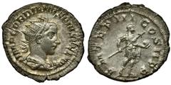 Roman Imperial Roman Imperial, Gordian III, AntoninianusRoman ImperialGordian III (238-244), Antoninianus 241-243, Rome mint Obverse: radiate, draped and cuirassed bust rightIMP GORDIANVS PIVS FEL AVG