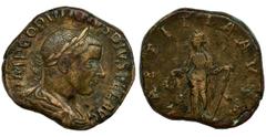Roman Imperial Roman Imperial, Gordian III, SestertiusRoman Imperial Gordian III (238-244), Sestertius 238-239, Rome mint Obverse: laureate, draped and cuirassed bust rightIMP GORDIANVS PIVS FEL AVGRe