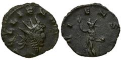 Roman Imperial Roman Imperial, Gallienus, Antoninianus - hybrid, RAREIn the RIC, the coin is described as a hybrid.Most of the ORIENS legend coins emphasized the initiation of something new by a given