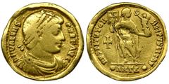 Roman Imperial Roman Imperial, Valens, Solidus - VERY RAREVery rare Valens solidus with the mint mark ✱ANTΔ✱.On Coinarchives, we only found two records for this coin.Roman Imperial Valens (364-378), S