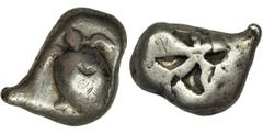 ANCIENT COINS Greece, Attica, Aegina, StaterGreece Attica, Aegina, Stater 550-456 BC Obverse: sea turtle Reverse: incusum square divided into five parts Weight GrecjaAttyka, Egina, Stater 550-456 pneA