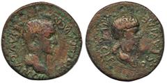 ANCIENT COINS Roman Provincial, Paphlagonia, Sinope, Nero and Octavia, AE23 - EXTREMELY RAREExtremely rare AE of Nero with the bust of Octavia on the reverse. There is not a single listing of this ite