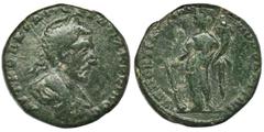 ANCIENT COINS Roman Provincial, Moesia Inferior, Marcianopolis, MacrinusRoman Provincial Moesia Inferior, Marcianopolis Macrinus (217–218), AE, Pontianus, consular legate Obverse: Macrinus bust facing