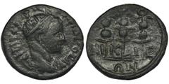 ANCIENT COINS Roman Provincial, Bithynia, Nicaea, Gordian III, AERoman ProvincialBithynia, Nicaea, Gordian III (238-244), AE, Nicaea mint Obverse: radiate bust right M ANT ΓΟΡΔΙΑΝΟC AVΓ Reverse: three