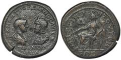 ANCIENT COINS Roman Provincial, Moesia Inferior, Tomis, Gordian III i Tranquillina, TetrassarionRoman Provincial Moesia Inferior, Tomis, Gordian III i Tranqilina (238-244), Tetrassarion Obverse: Confr