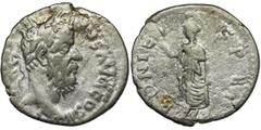 ANCIENT COINS Roman Imperial, Pescennius Niger, Denarius - UNLISTED, EXTREMELY RAREExtremely rare and unlisted in the 'Roman Imperial Coinage' denarius of Pescennius Niger with the reverse legend BONI
